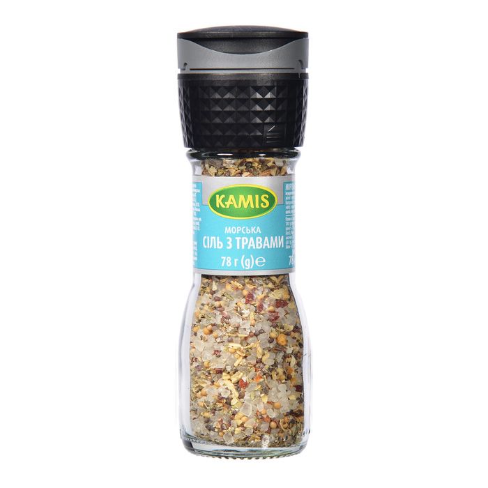 Морська сіль з травами - млинок KAMIS (McCormick) 78г | 7